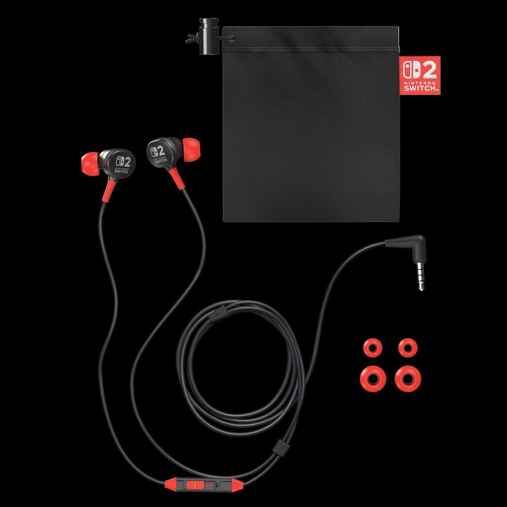 EAN 0617885154317 - PowerA Wired Earbuds for Nintendo Switch 2 Auriculares Alámbrico Dentro de oído Juego Negro, Rojo imagen 7