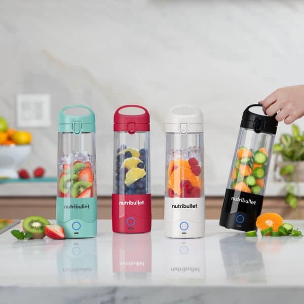 Nutribullet Portable Standmixer Nbp003lbl (Hellazul, Akkubetrieben, 0,475 Liter) 0c22300096