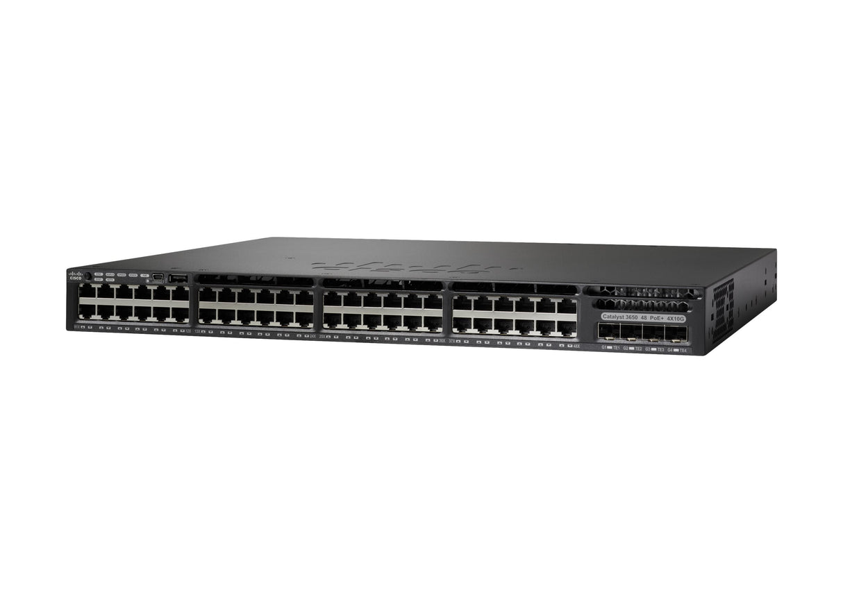 Cisco Catalyst3650 48ptfulpoe4x1g Uplinkipbase Remanufactured