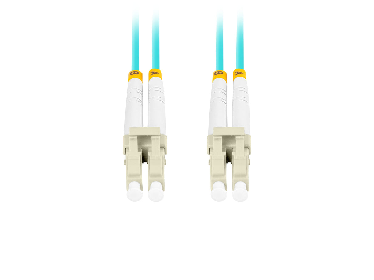 Cable Fibra Óptica 1m Lanberg Multi Lc/Upc-Lc/Upc Duplex Om3 50/125 Lszh Azul