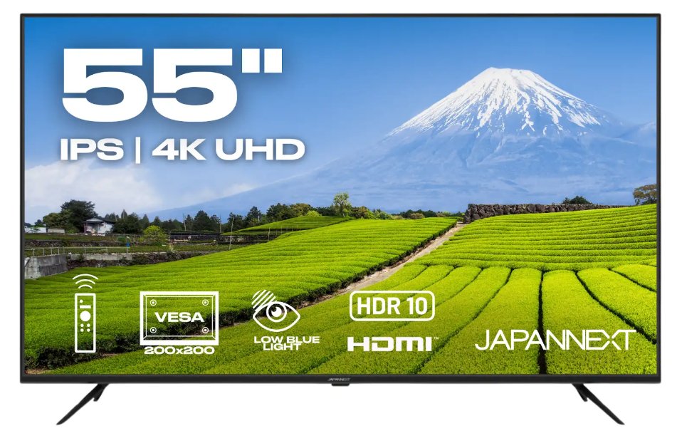 Monitor Japannext Jn-Ips550uhd60f 55" 3840 X 2160 Pixeles 4k Ultra Hd Lcd Negro