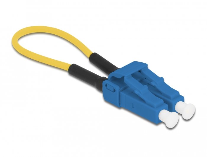 Delock Lwl Loopback Adapter Lc Upc Singlemode Blau