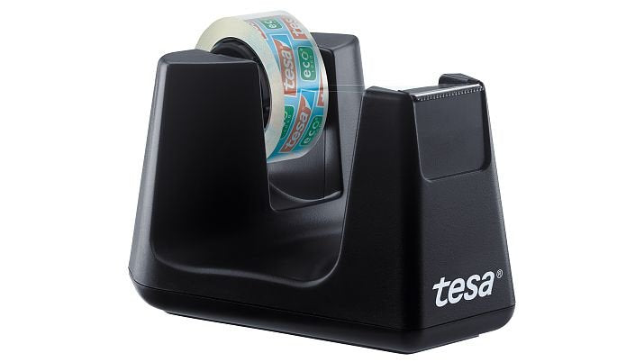Tesa Easycut® Smart - Dispensador + 1 Rollo De Cinta 10m X 15 Mm - Negro