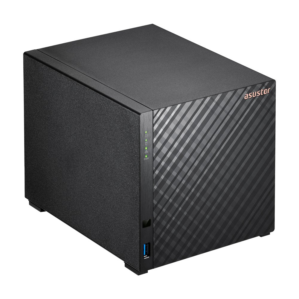 Nas Asustor As104t 0/4hdd Rtd1296 4x1.4ghz, 1gb D4, 1x 2.5g Lan,2xusb
