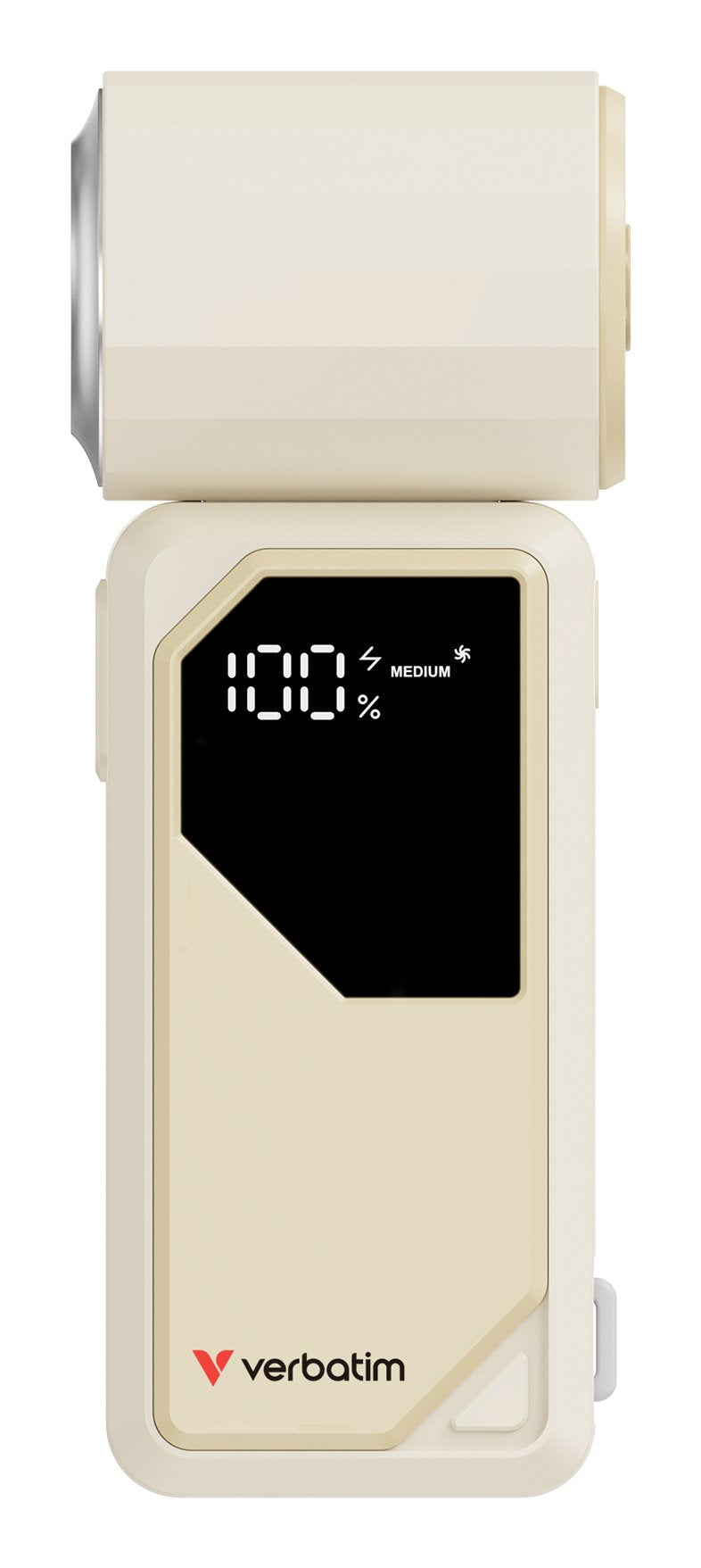Verbatim Cool`N`Go Airjet Handheld Fan White/Silver 32341