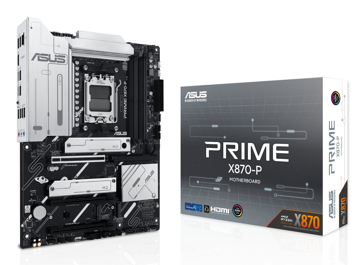 EAN 4711387723036 - ASUS PRIME X870-P AMD X870 Zócalo AM5 ATX imagen 1