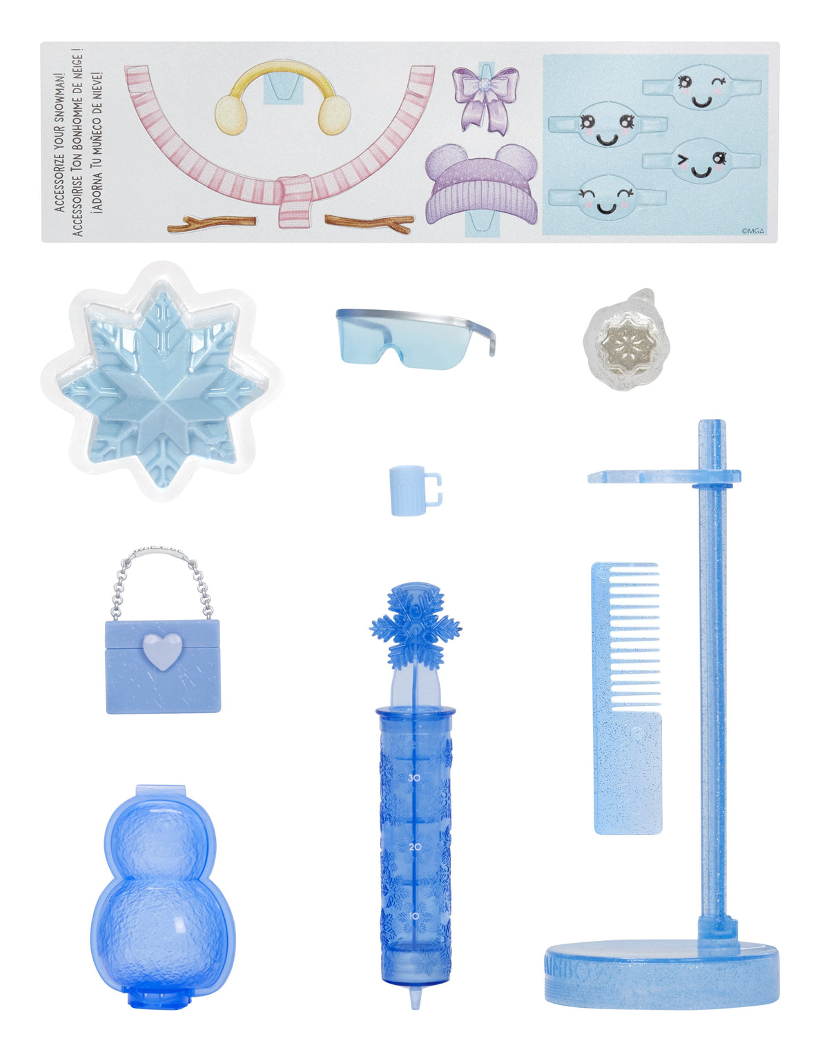 Muñeca Entretenimientos Rainbow High Winter Wonderland - Bella (Azul), Muñeca 120834-Euc