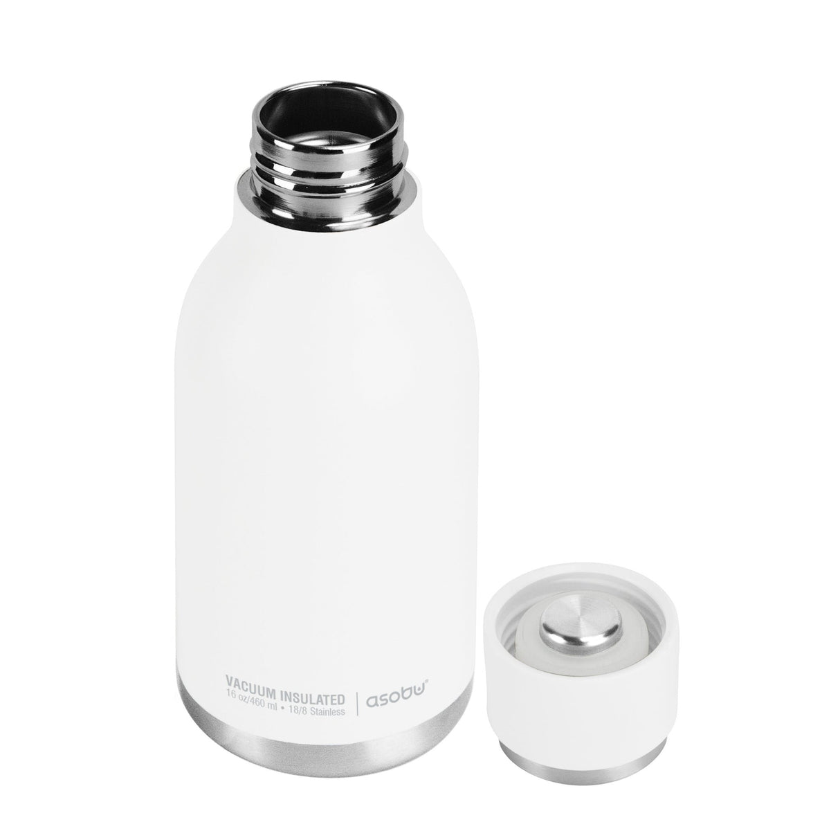 EAN 0842591028892 - Asobu Urban Uso diario, Senderismo, Deportes 460 ml Acero inoxidable Blanco imagen 2