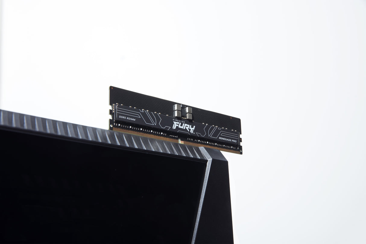 Memoria Kingston Fury 128 Gb Ddr5 5600 (8x 16 Gb) Octa Kit, Ram Negro, Kf556r28rbek8-128, Renegade Pro, Intel Xmp, Amd Expo Kf556r28rbek8-128