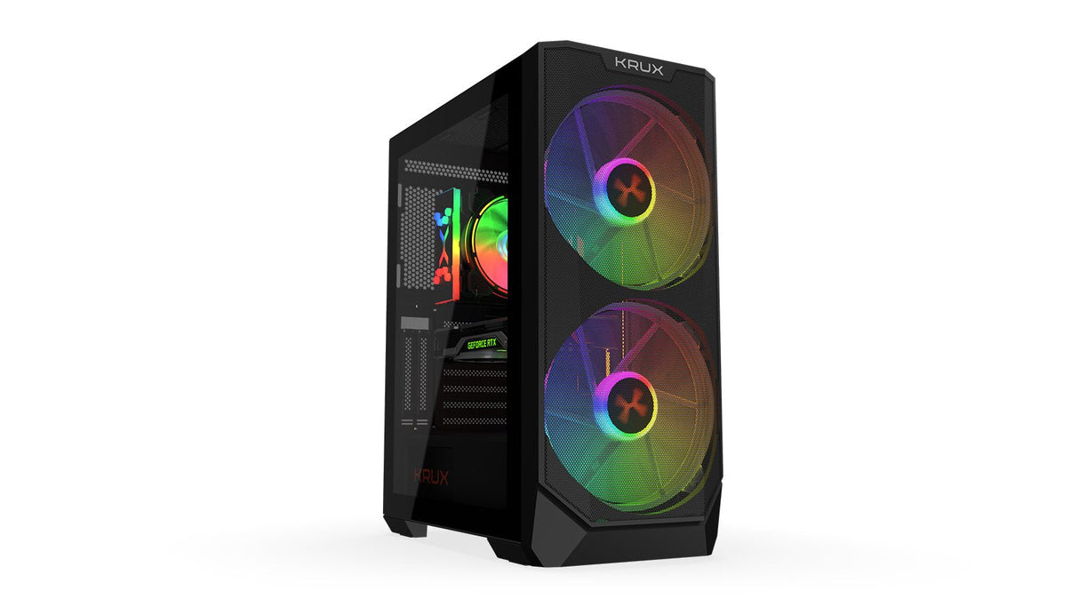 Caja Pc Gaming Krux Vortex Atx Ventana Lateral