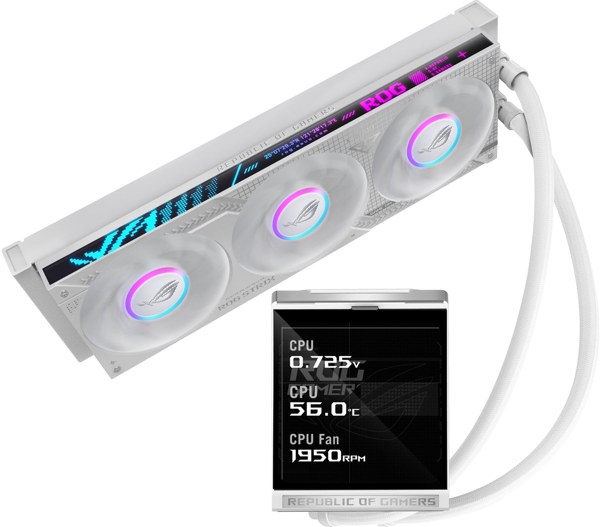 Asus Rog Mrix Lc Iv 360 Argb Lcd Blanco