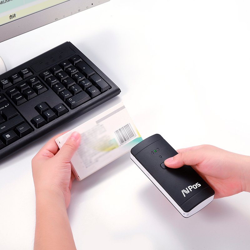 EAN 7427244626484 - AVPos AVP-BP200-2D lector de código de barras Lector de códigos de barras manos libres 1D/2D CMOS Negro, imagen 7