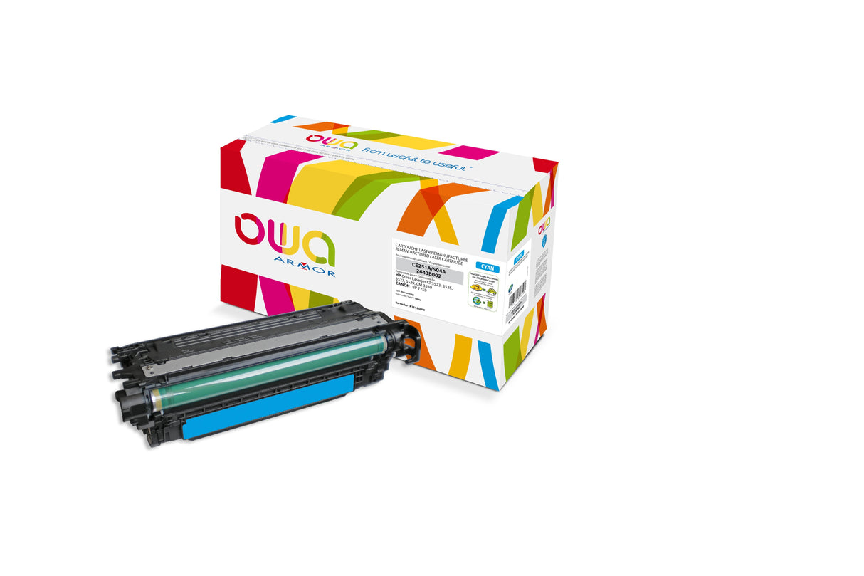 Owa Toner Compatible Con Hp Ce251a, Canon 723c (7000 S.) Cyan