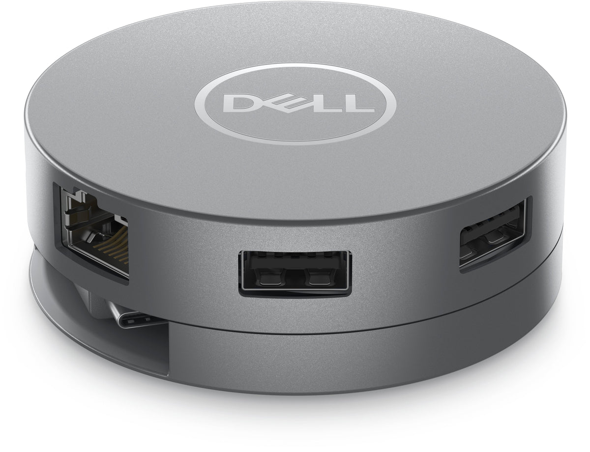 Dell Da305 Alámbrico Usb 3.2 Gen 2 (3.1 Gen 2) Type-C Plata