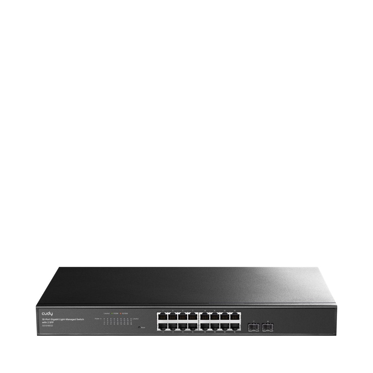 Cudy Switch Gs1016es2 - 16 Ports - 16x Ge (10/100/1000) - 2x Sfp