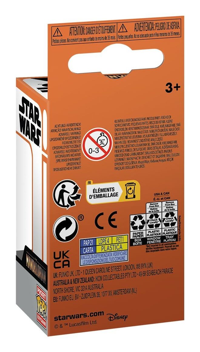 Llavero Pocket Pop Star Wars Mandalorian 9 Bo-Katan Kryze