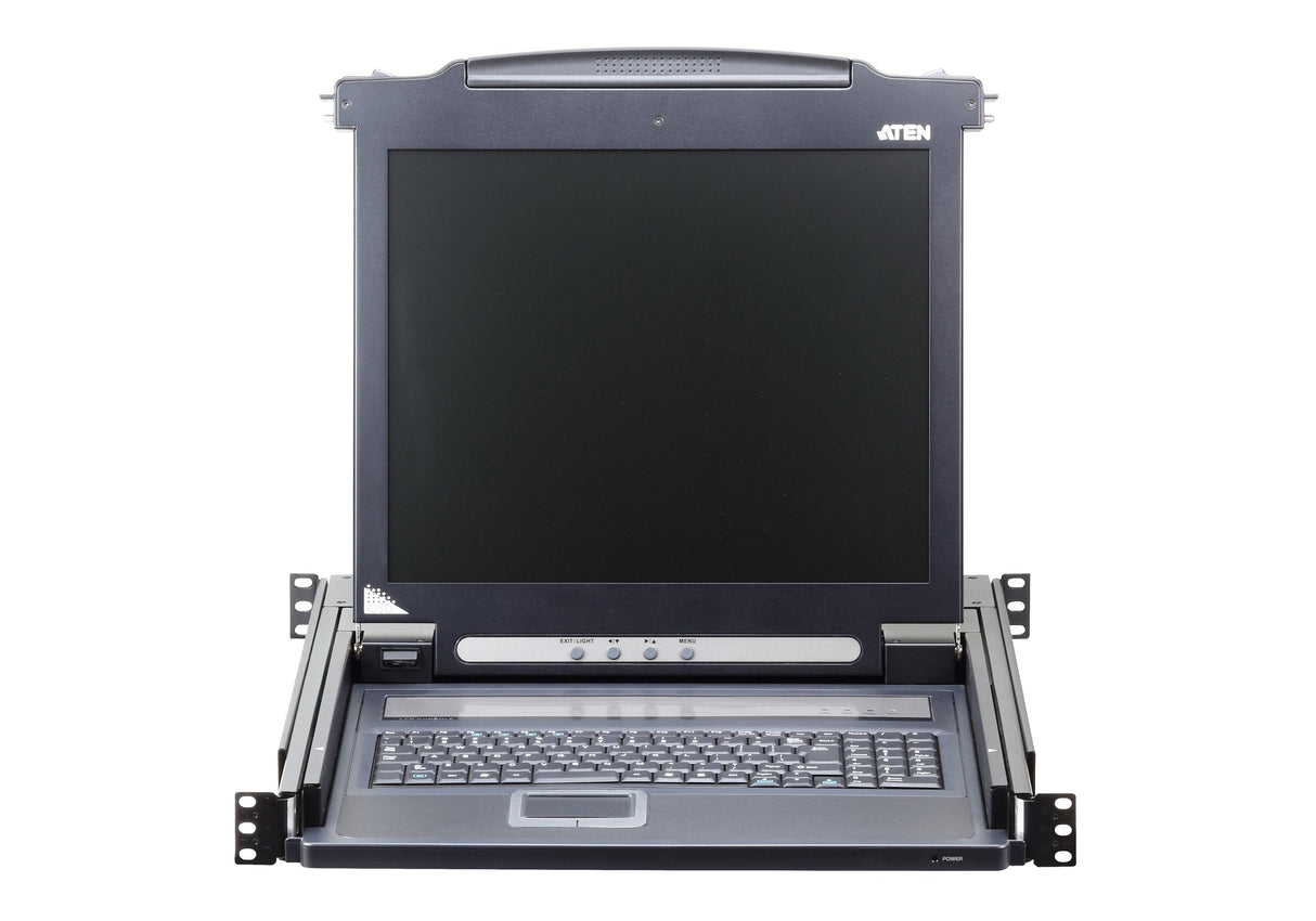 EAN 4710469343193 - ATEN CL1000N consola de rack 48,3 cm (19") 1280 x 1024 Pixeles Metal, Plástico Negro 1U imagen 2