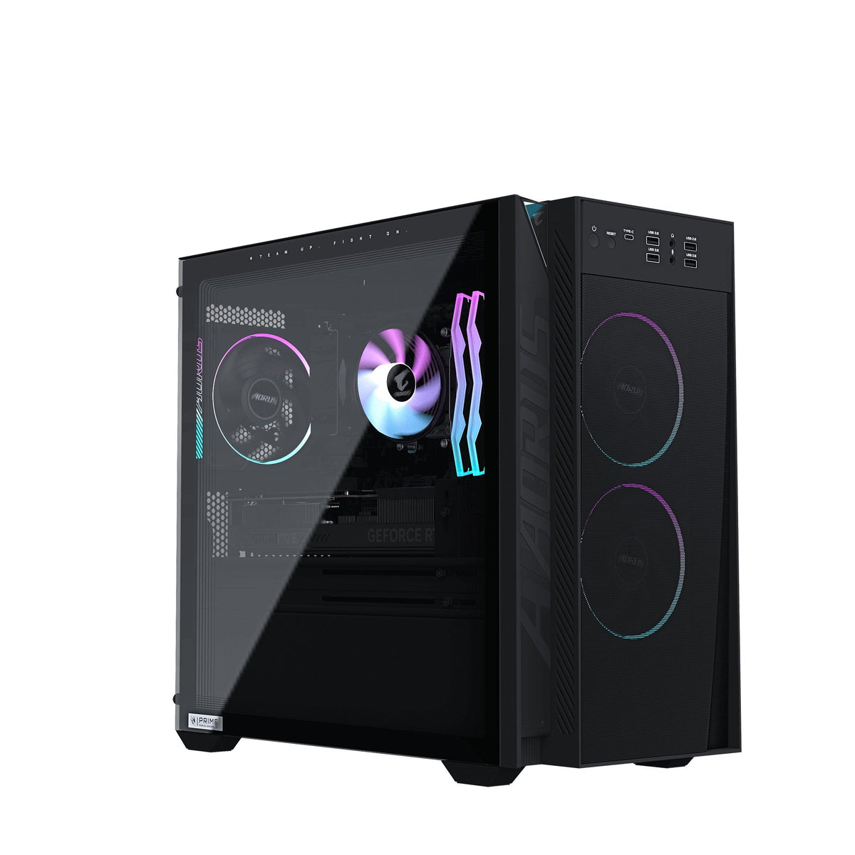 Pc Gaming Gigabyte Aorus Prime 3 Amd Ryzen 7 9700x, Rtx 5070 12gb, 32gb Ddr5-Sdram, 1000gb Ssd, Windows 11 Home