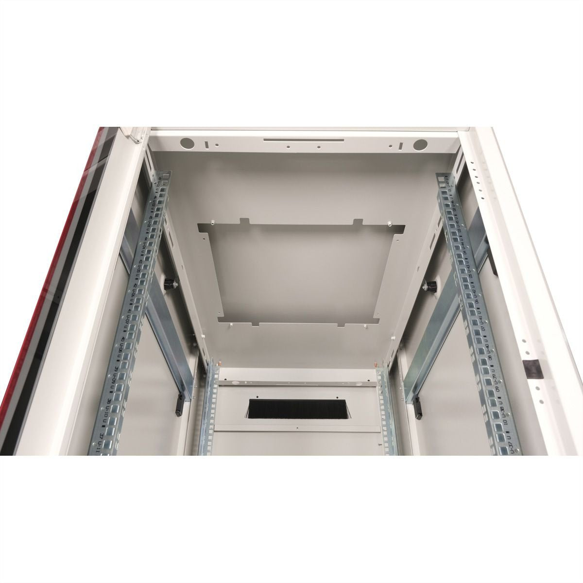 Roline 19-Zoll Netzwerkschrank Pro 47 He, 600x1000 Bxt Glastr Grau