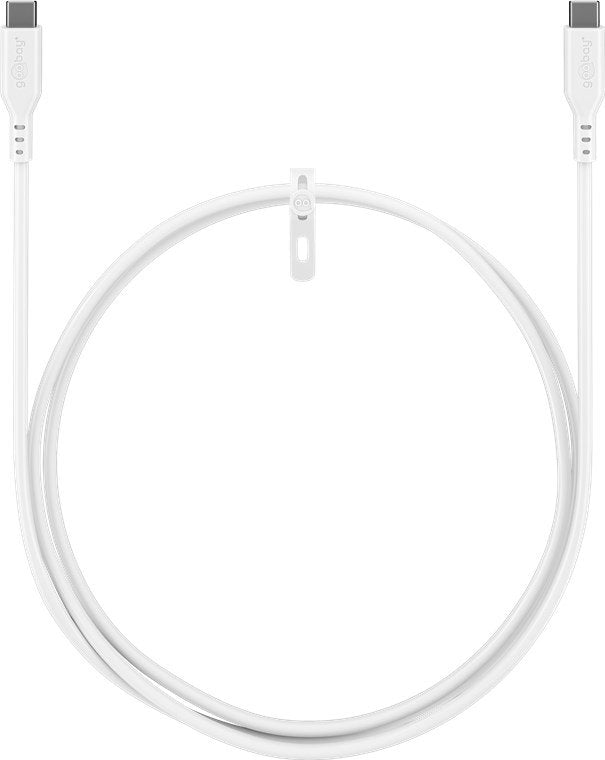 Goobay Usb-C Silicone Cable, 1.5 M, White