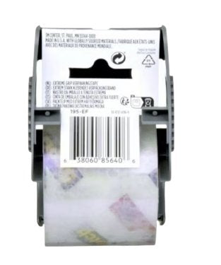 Scotch 195-Ef Box Lock Precinto De Embalaje - 48mm X 20.3m - Incluye Dispensador - Transparente