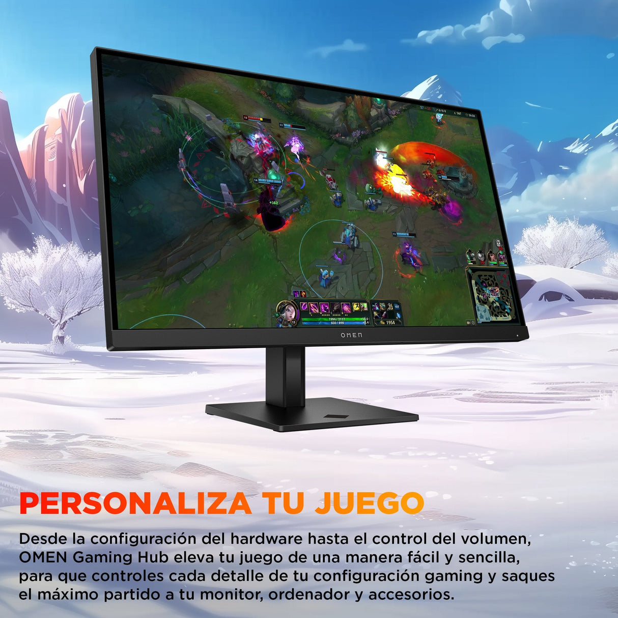 EAN 198701661719 - HP OMEN 27 inch QHD 180Hz Gaming Monitor - 27q G2 pantalla para PC 68,6 cm (27") 2560 x 1440 Pixeles Quad imagen 8