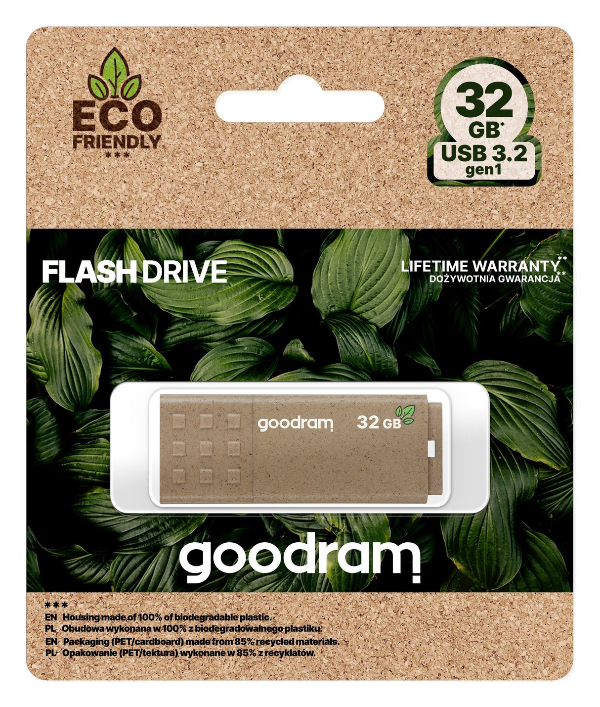EAN 5908267960462 - Goodram UME3 Eco Friendly unidad flash USB 32 GB USB tipo A 3.2 Gen 1 (3.1 Gen 1) Marrón imagen 5