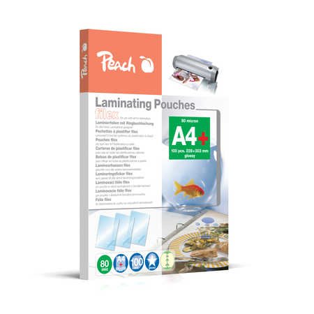 Bolsas Para Plastificar Peach A4 80 Mic Brillante 100 Uds.