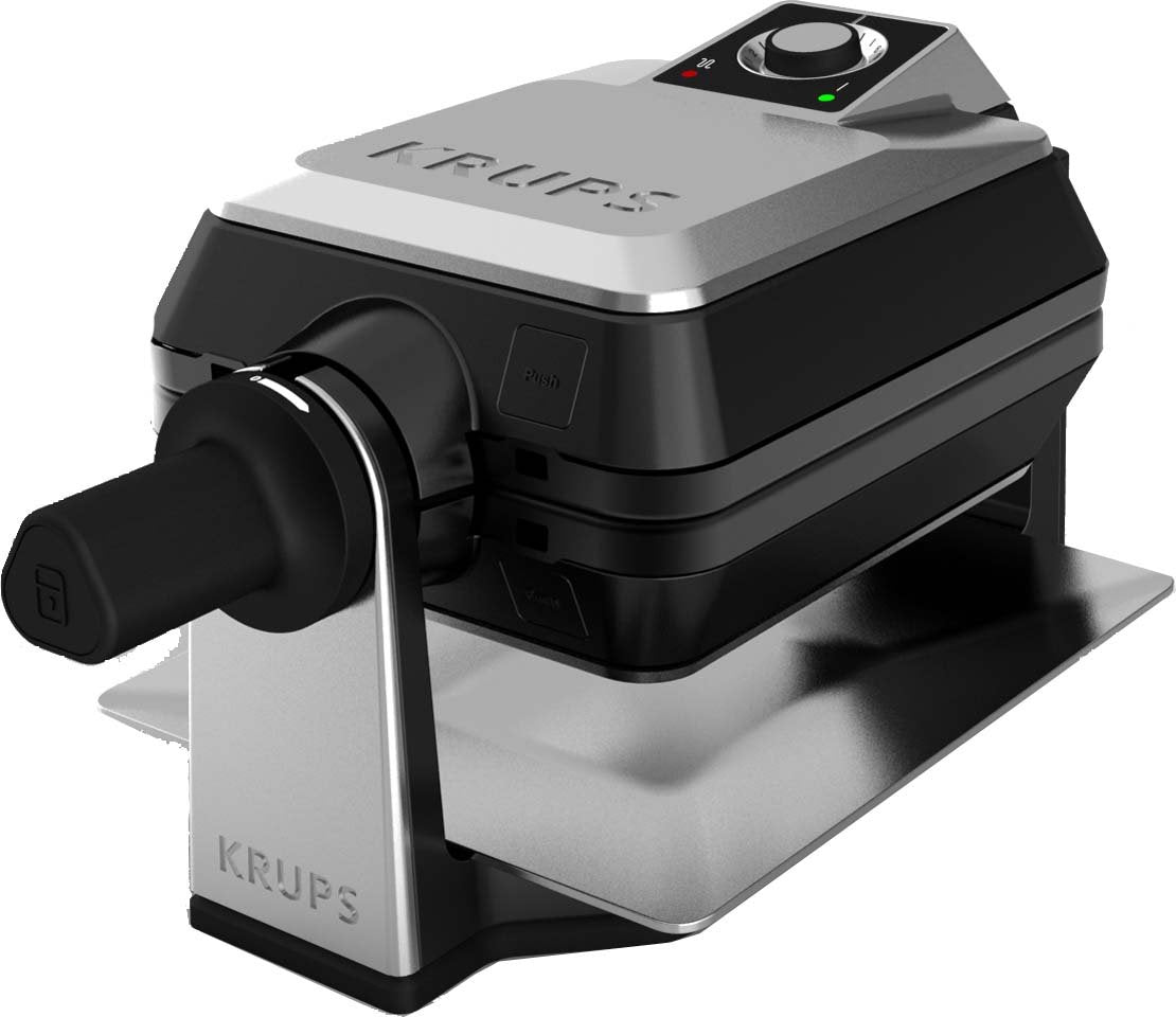 EAN 3168430685796 - Krups FDD95D 2 barquillo(s) 1200 W Negro, Acero inoxidable imagen 1