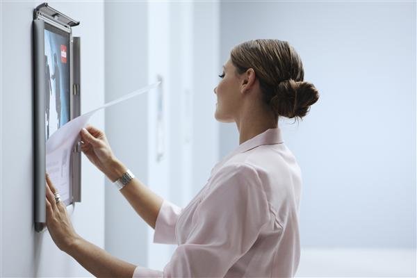 Nobo Vitrina Porta Posters Clipdown A3