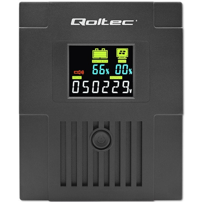 EAN 5901878537719 - Qoltec 53771 sistema de alimentación ininterrumpida (UPS) Línea interactiva 2 kVA 1200 W 2 salidas AC imagen 8