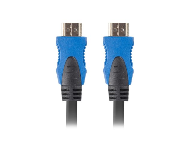 Cable Hdmi Lanberg Ca-Hdmi-20cu-0075-Bk Conectores Macho/Macho Chapados En Oro Resolución Hasta 3840*2160 7.5 Metros Negro