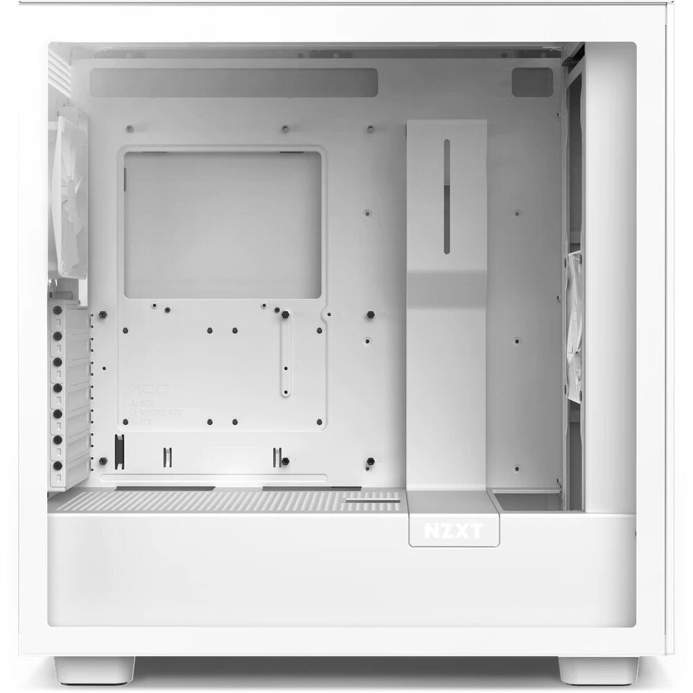 Caja Pc Nzxt H7 Flow Blanca Cristal Transparente Cm-H71fw-01
