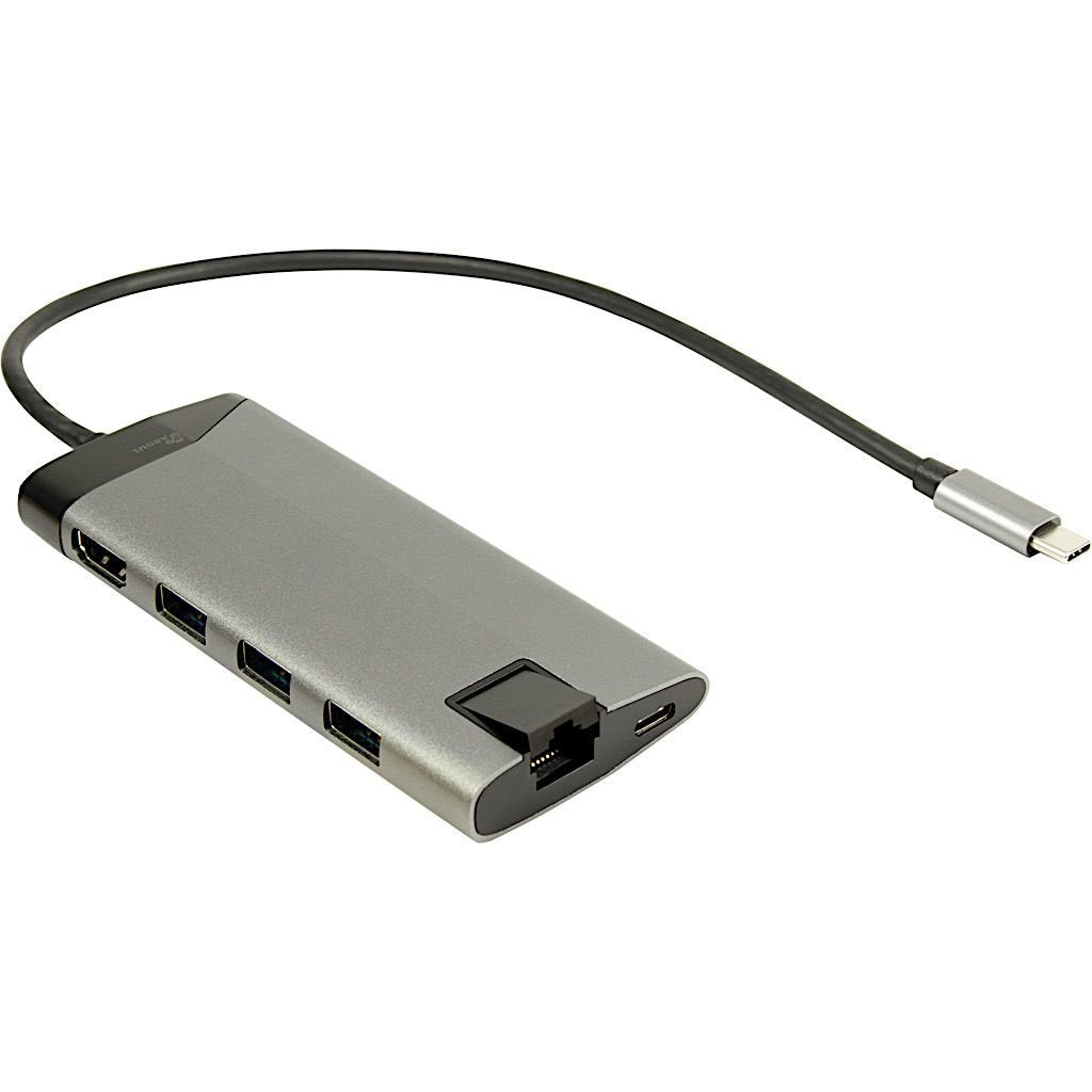 EAN 4260455646734 - Inter-Tech GDC-802 Alámbrico USB 3.2 Gen 1 (3.1 Gen 1) Type-C Gris imagen 1