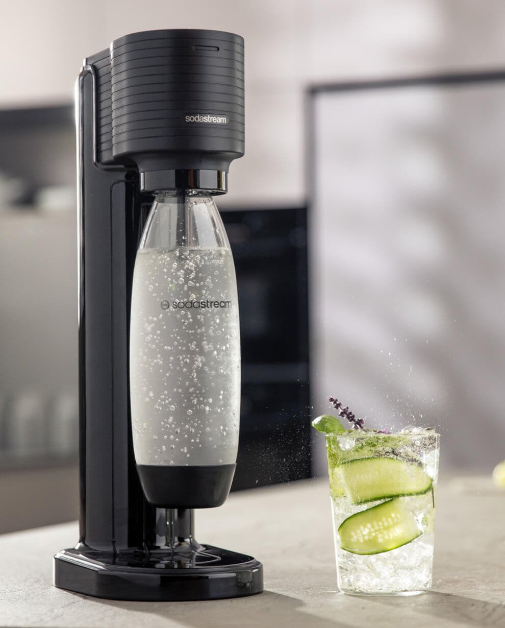 Dispensador Sodastream Soda Maker Gaia Qc Negro Negro Incl 1 Bottle (1017911770)