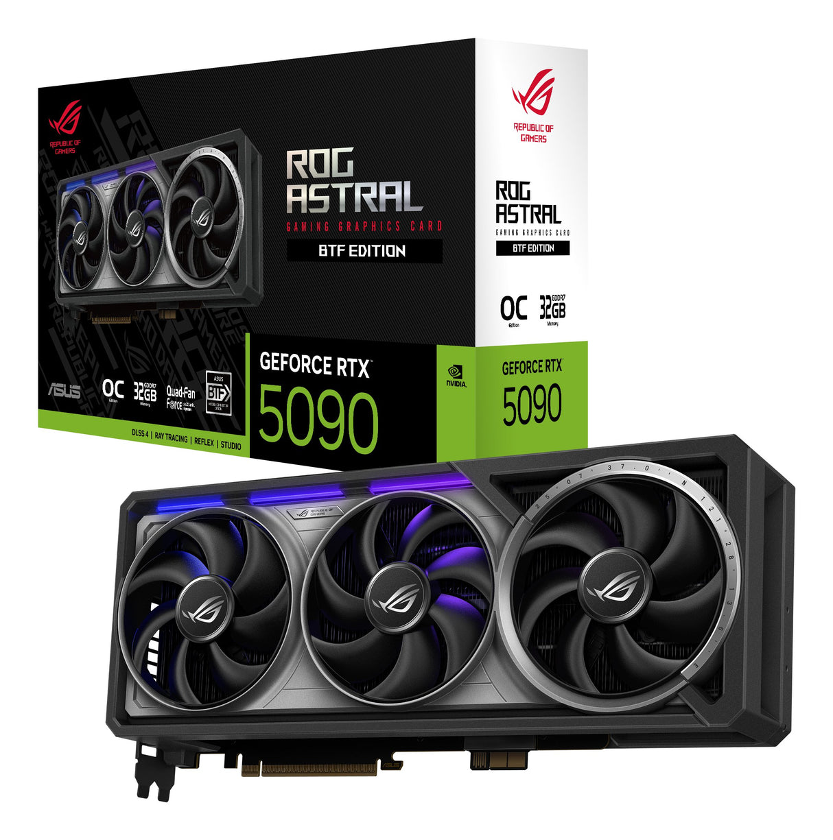 EAN 4711636176378 - ASUS ROG Astral - -RTX5090-O32G-BTF-GAMING NVIDIA GeForce RTX 5090 32 GB GDDR7 imagen 9