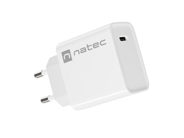 Cargador Usb Natec Ribera Usb-C 20w Pd Blanco