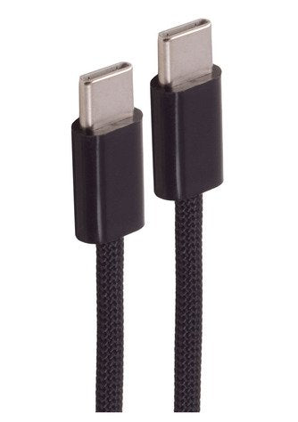 Shiverpeaks Usb-C Cable De Carga, 2.0, 60w, Negro, Textil, 2,5m