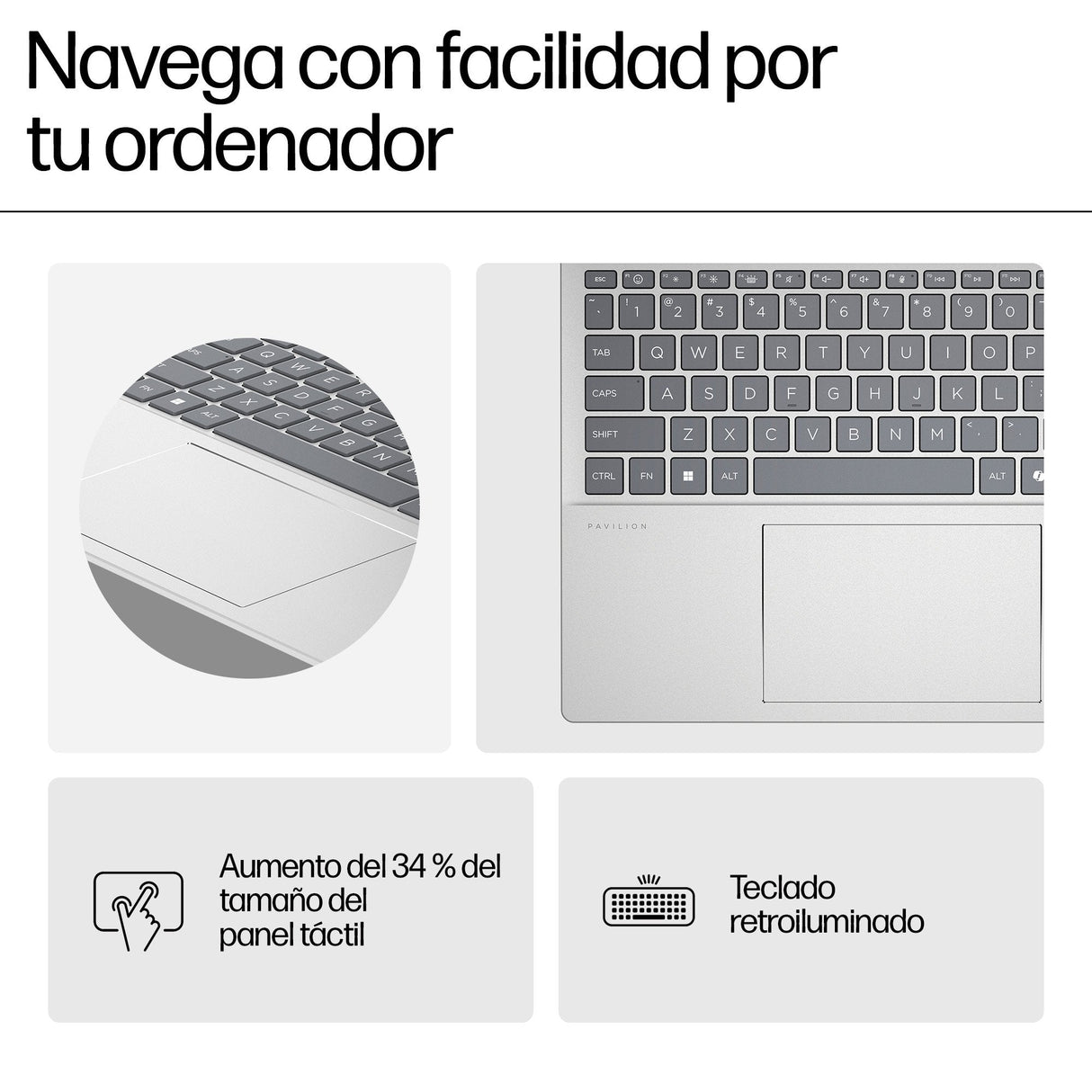 EAN 0198701576372 - HP Pavilion 16-af0022ns Intel Core Ultra 5 125U Portátil 40,6 cm (16") 2K 16 GB LPDDR5x-SDRAM 512 GB SSD imagen 9