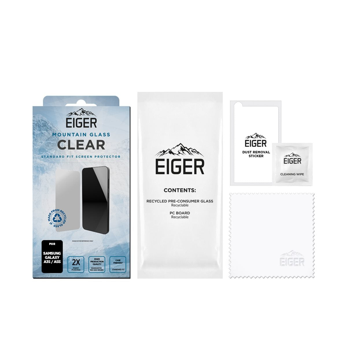 Eiger Sp Mountain Glass Clear Galaxy A35/A55