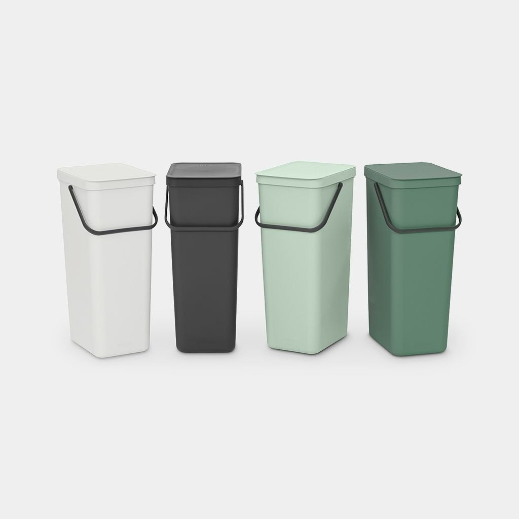 Brabantia Sort & Go Cubo De Basura Gris Claro 40 L