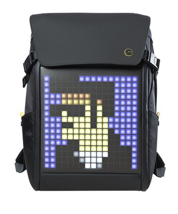 Mochila Divoom Con Pantalla De Píxeles Personalizable Led Negro