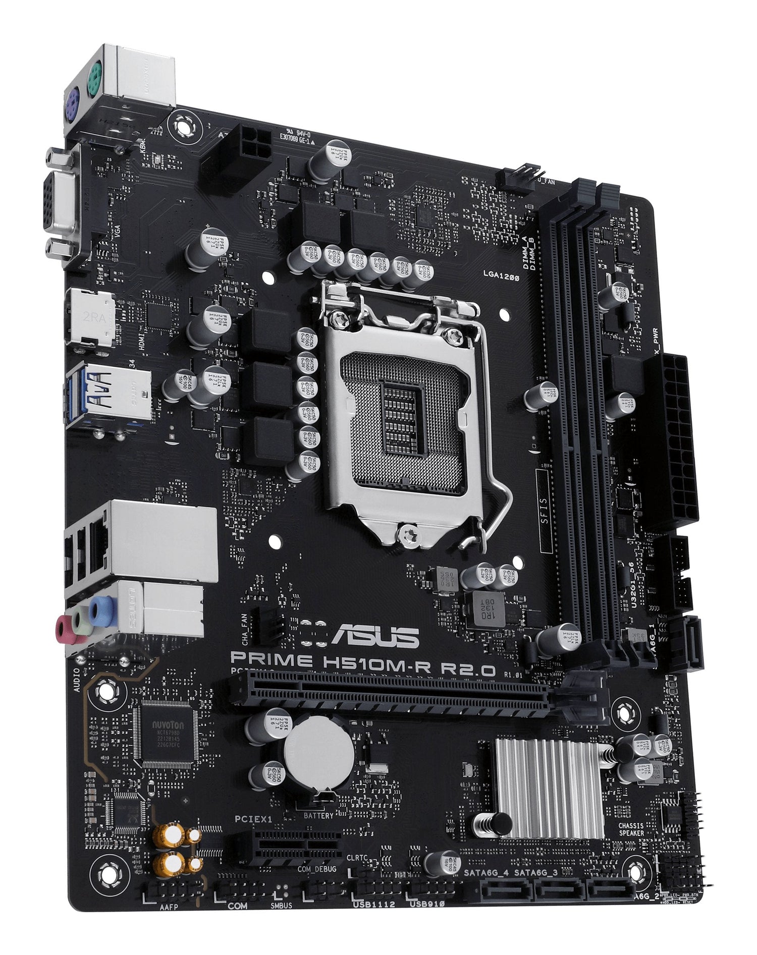 Asus Placa Base Prime H510m-R 2.0 Matx Lga1200