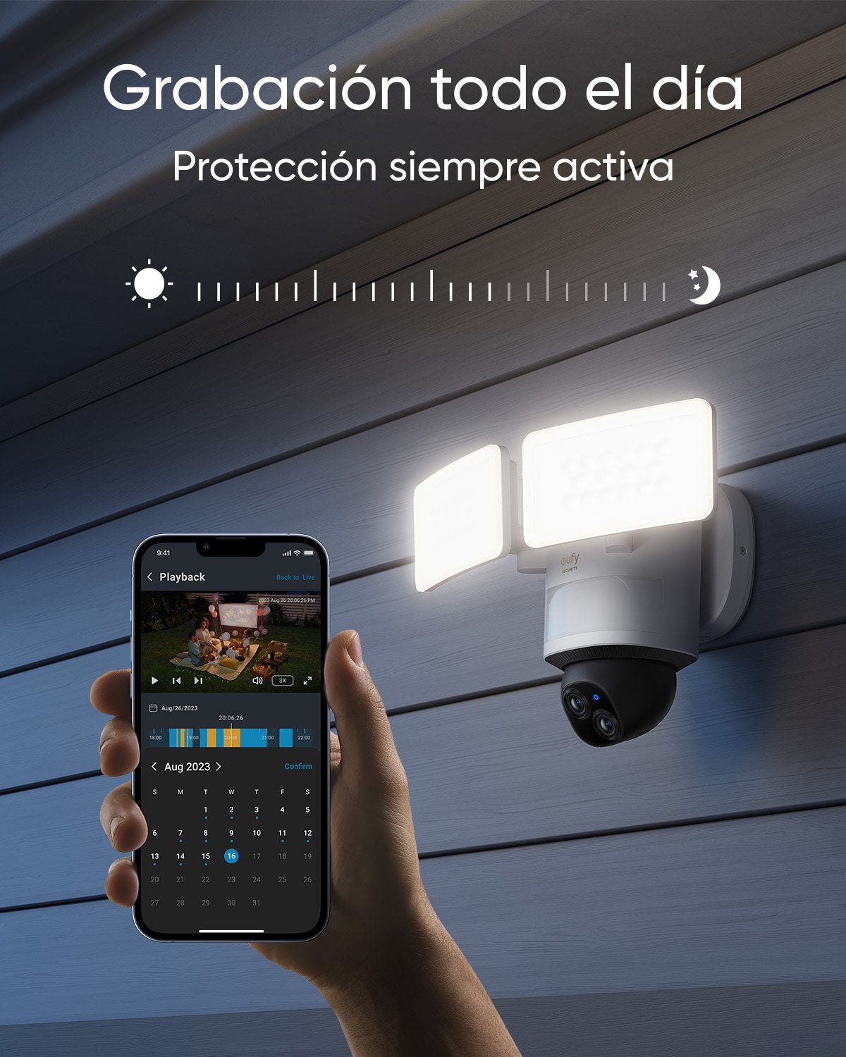 EAN 0194644151959 - Eufy E340 Almohadilla Cámara de seguridad IP Interior y exterior 3072 x 1620 Pixeles Techo/pared imagen 11