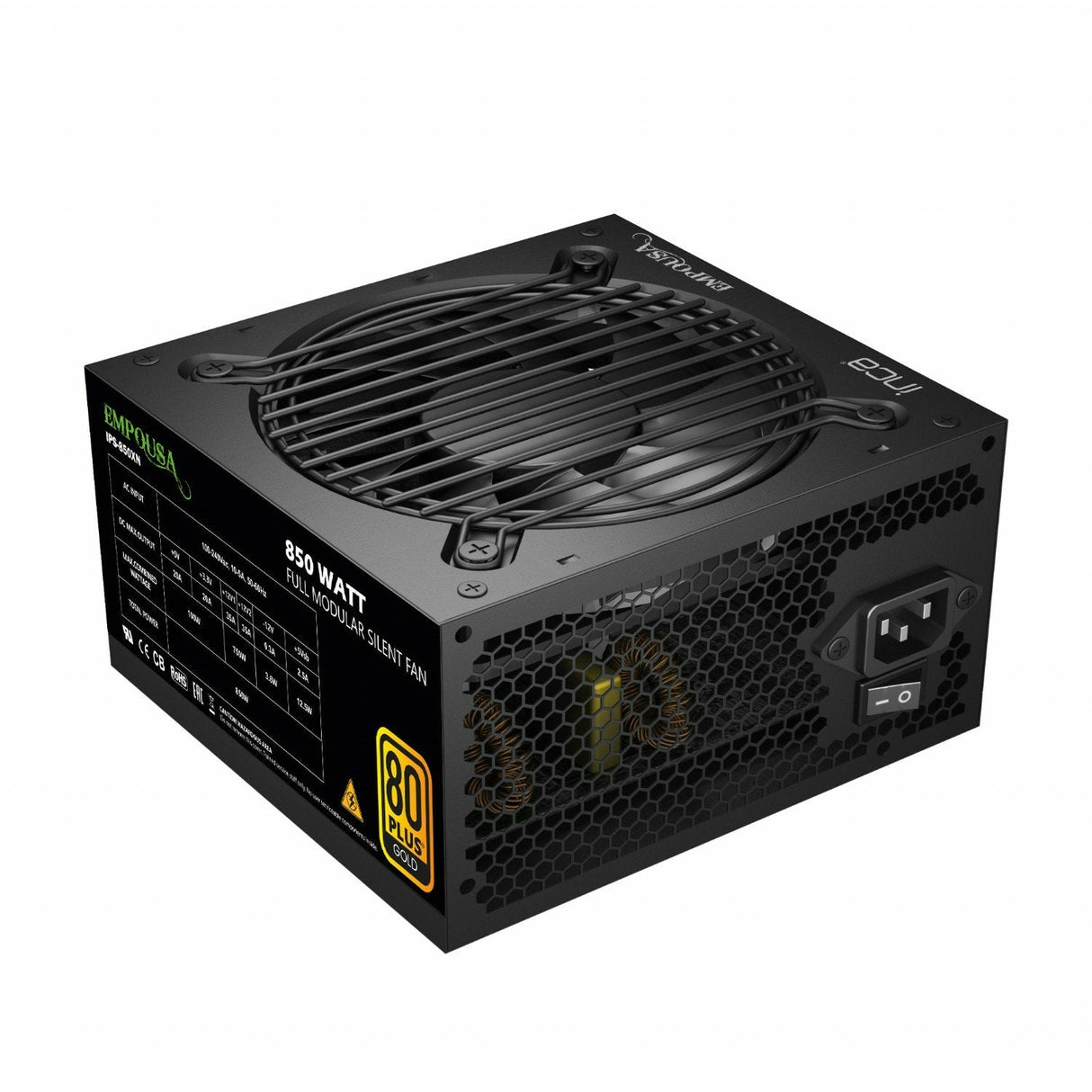 Inca Ips-850xn Unidad De Fuente De Alimentación 850 W Atx Negro