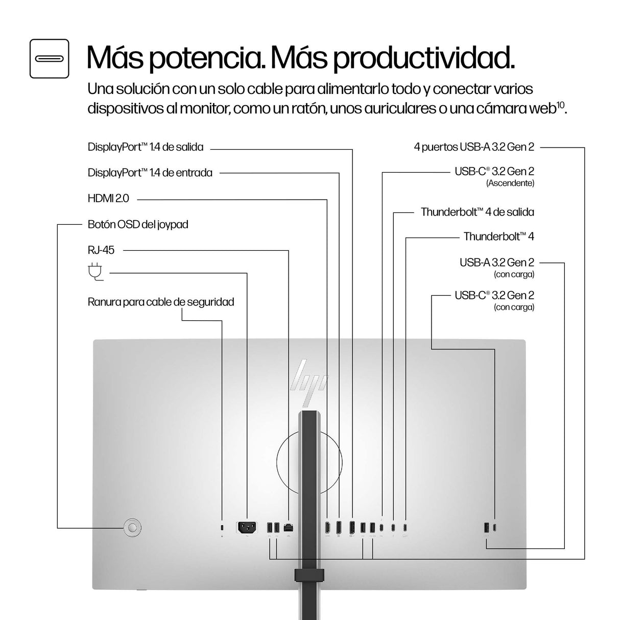 EAN 5715063470237 - HP Series 7 Pro 727pk pantalla para PC 68,6 cm (27") 3840 x 2160 Pixeles 4K Ultra HD LCD Plata imagen 3