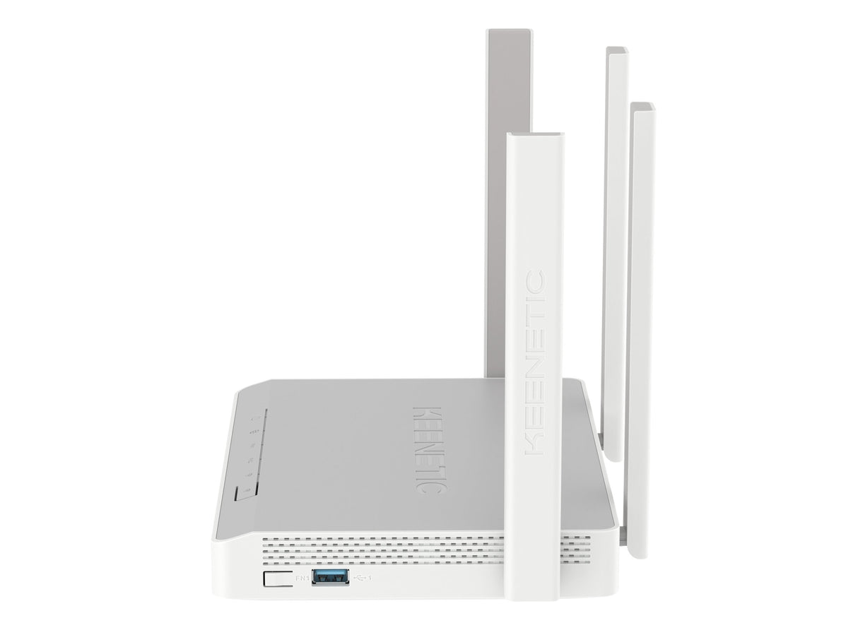 Keenetic Kn-3610 Router Inalámbrico Gigabit Ethernet Doble Banda (2,4 Ghz / 5 Ghz) Gris, Blanco