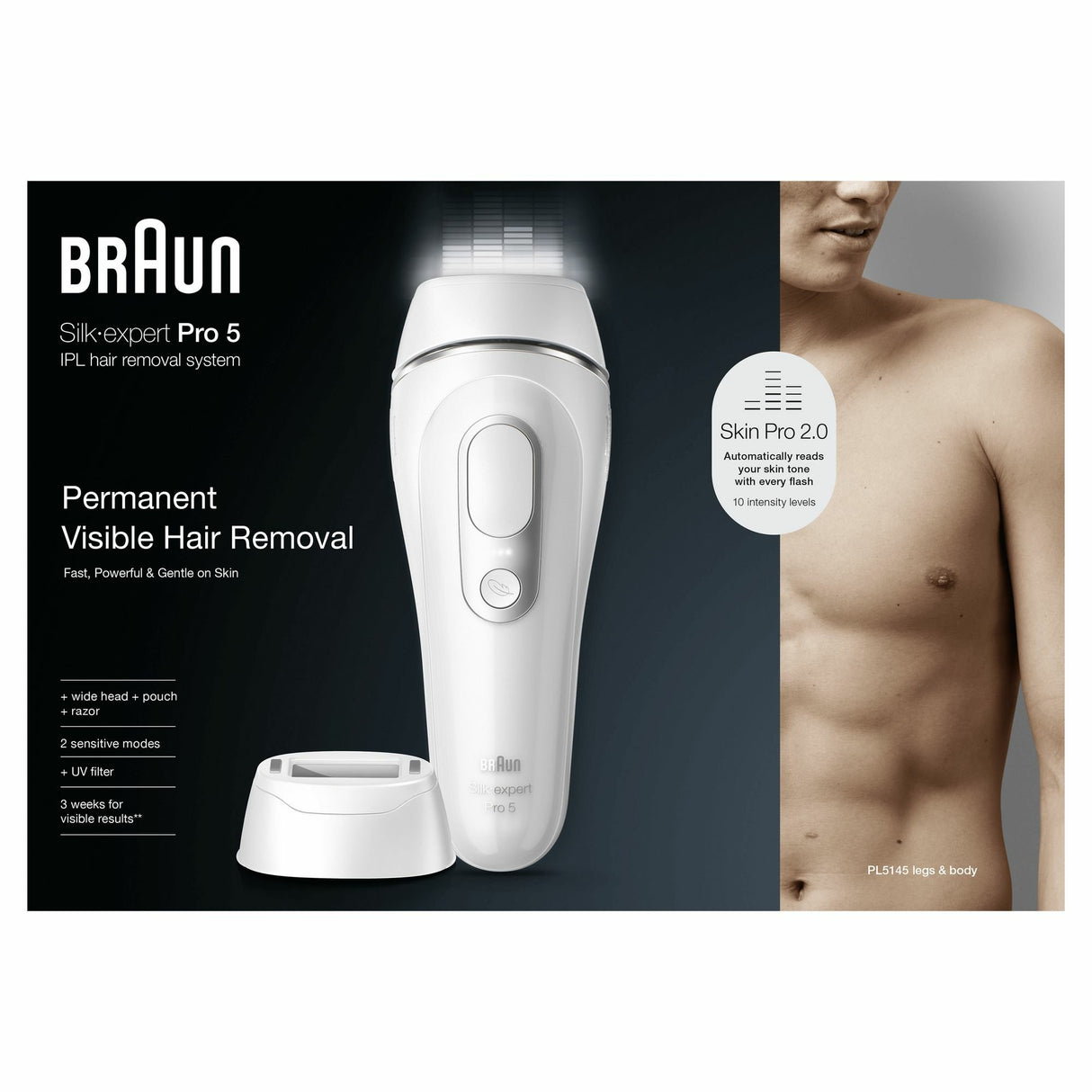 EAN 7500435238373 - Braun Silk-expert Pro PL5145 Luz pulsada intensa (IPL) Blanco imagen 2