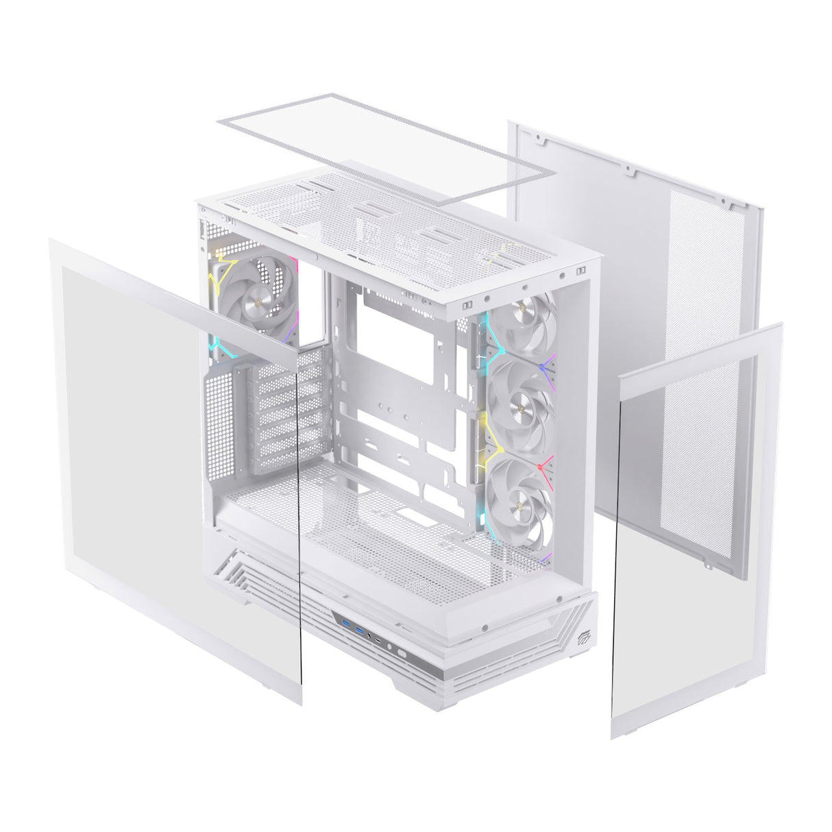 EAN 6977277365900 - Einarex EXCS-PR-800R-W carcasa de ordenador Midi Tower Blanco imagen 11