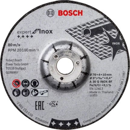 Bosch Expert For Inox Hoja De Sierra Circular 7,6 Cm 2 Pieza(S)